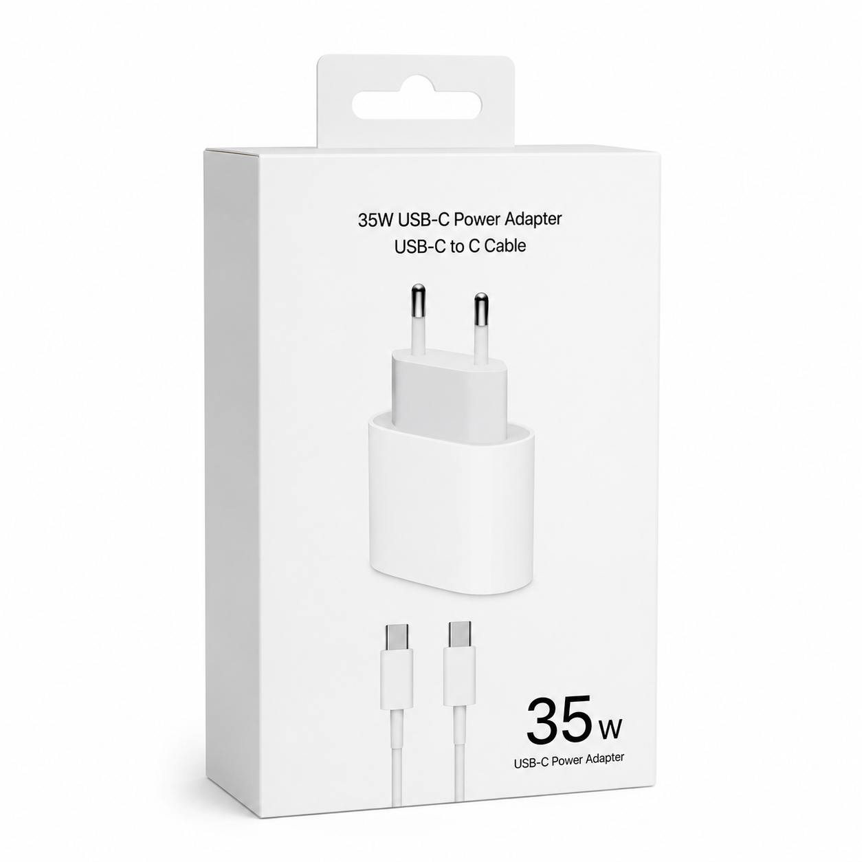 Cargador Carga Rápida 35W para iPhone (Tipo C) + Cable 1m