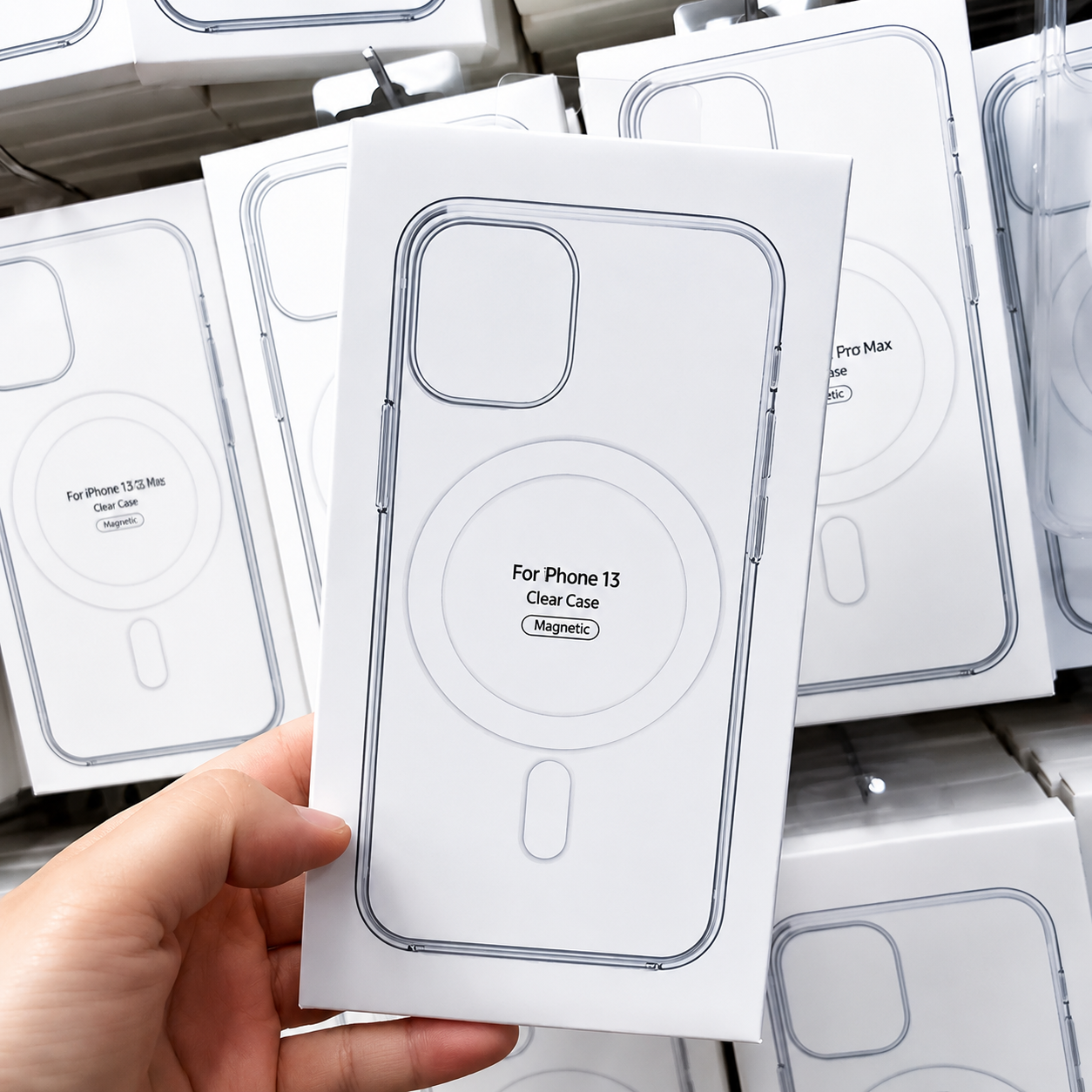 Funda Transparente Magnética desde iPhone 13 al 17 Pro Max